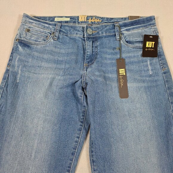 KUT from the Kloth Jeans Womens 8 Denim Katy Boyfriend NWT - Picture 2 of 16
